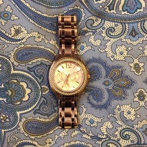 Rose gold Michael Kors watch